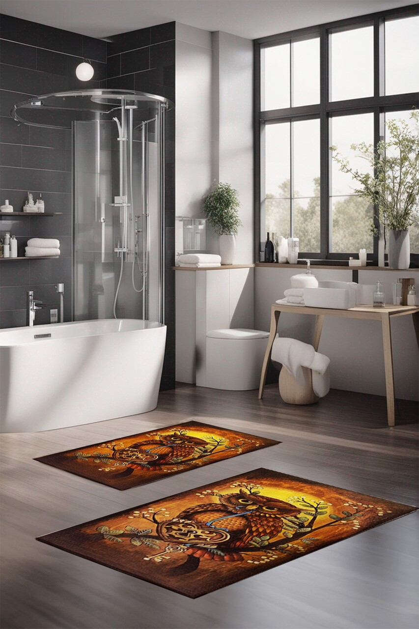 Set covorase de baie, L'essentiel Maison, CT-5373, Multicolor - imagine 4